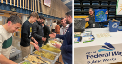 Sharing resources at a community event