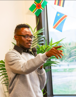 IRC in Denver client Moses Mboka