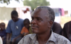 Beatrice is a community leader in the camp which means he represents the displaced community and advocates for their needs to those who come to visit, support, or know more about their situation.