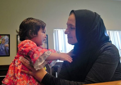 Families of all sizes participated in workshops at the Refugee Health Fair, an event organized by the International Rescue Committee in Salt Lake City.
