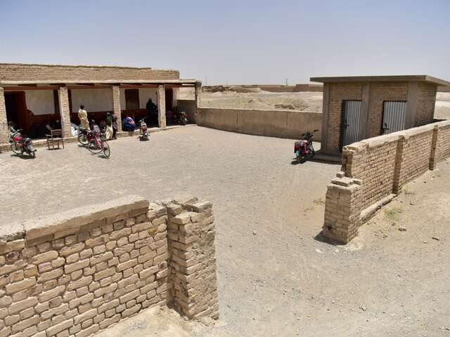 School in a remote area of Balochistan region, Pakistan.