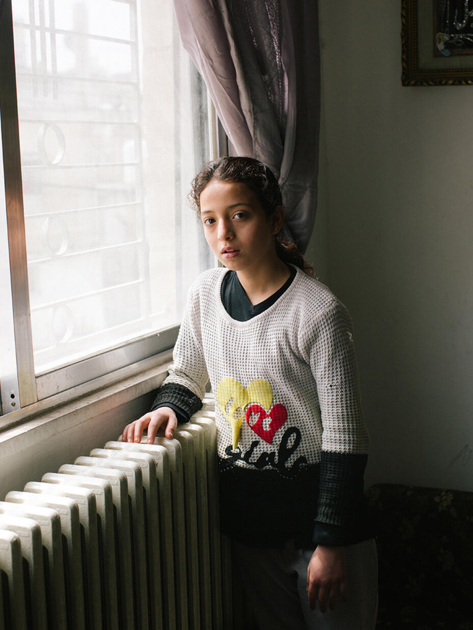 Rehab´s Tochter in ihrem neuen Zuhause in Jordanien