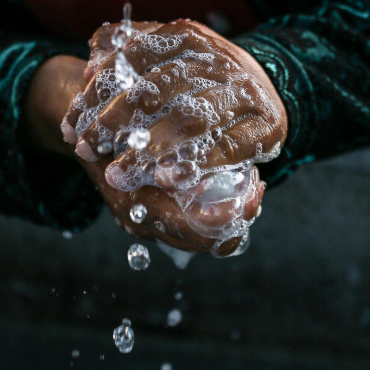 Händewaschen in Afrika