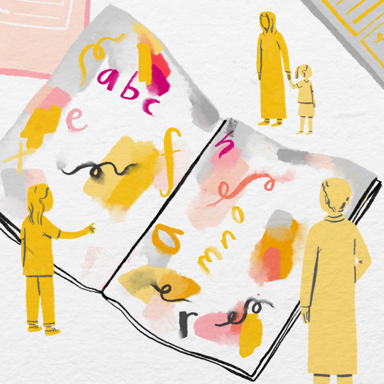 Jocie Juritz illustration for the IRC Afghan one year on 3