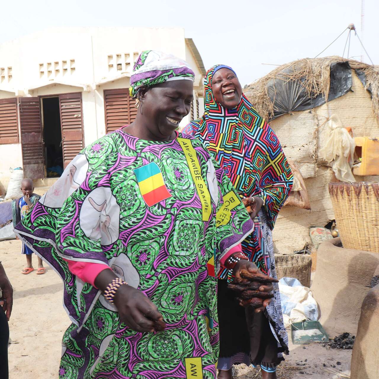 Daddo Konta, displaced by violence, has been living in a temporary settlement for four years. Support from IRC and EU donors helps her family access clean water and health care.