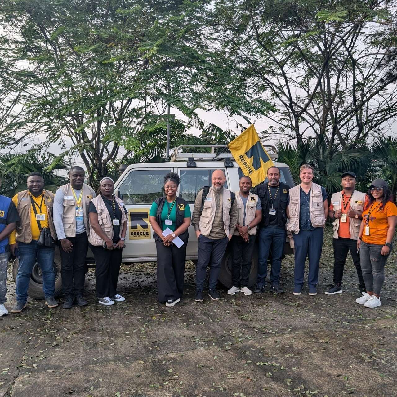 RESCUE:s medarbetare på resa i Kamerun.