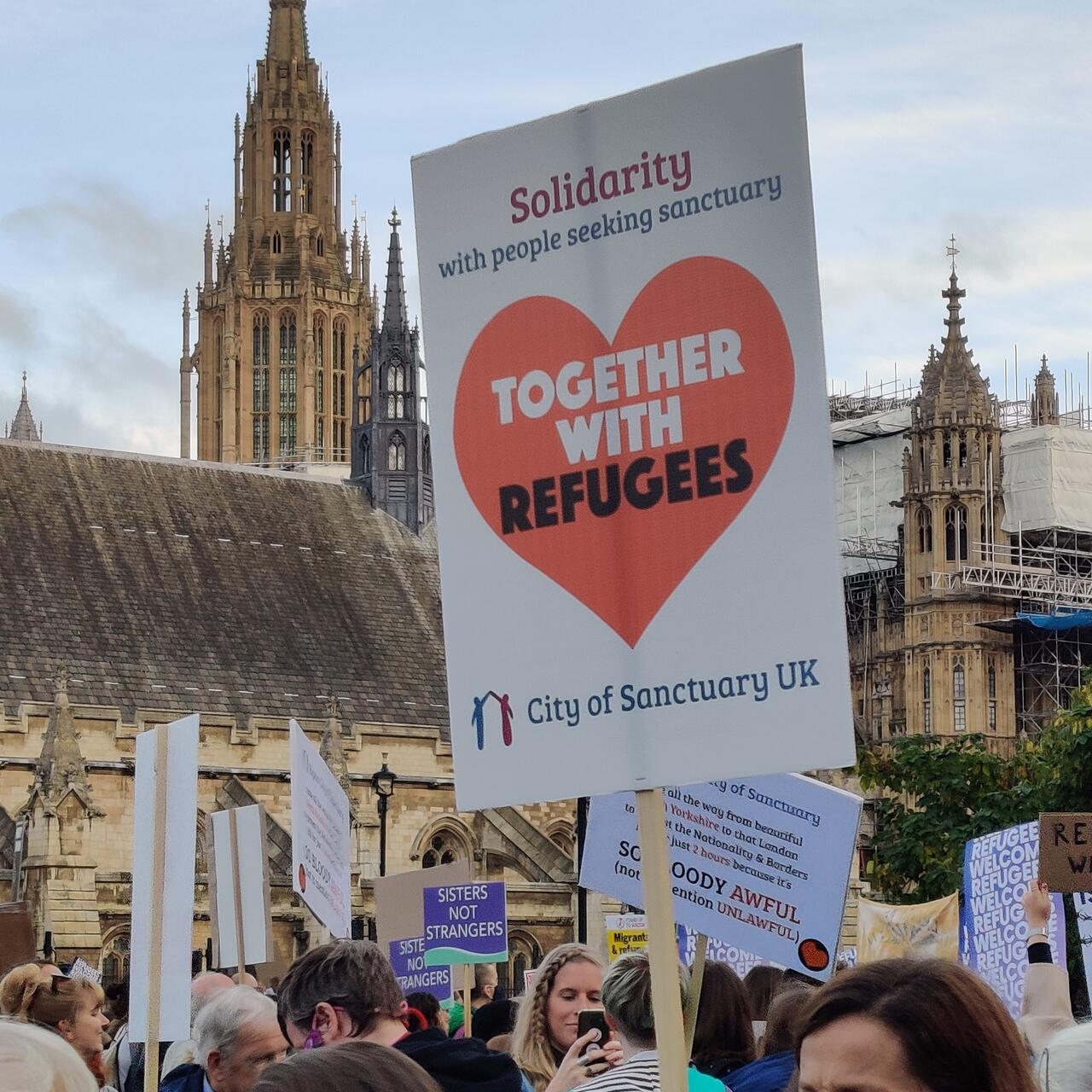 Together with refugees