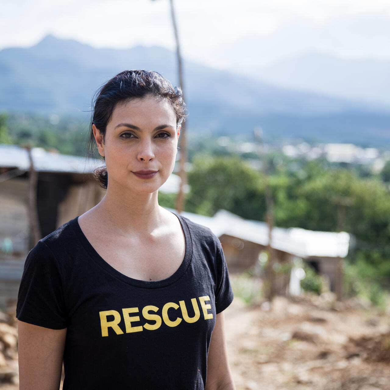 Morena Baccarin in Cucuta, Colombia