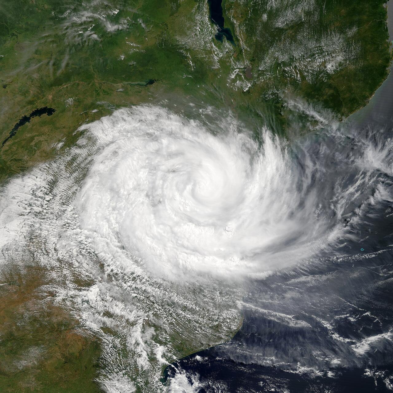 Cyclone Idai seen from space