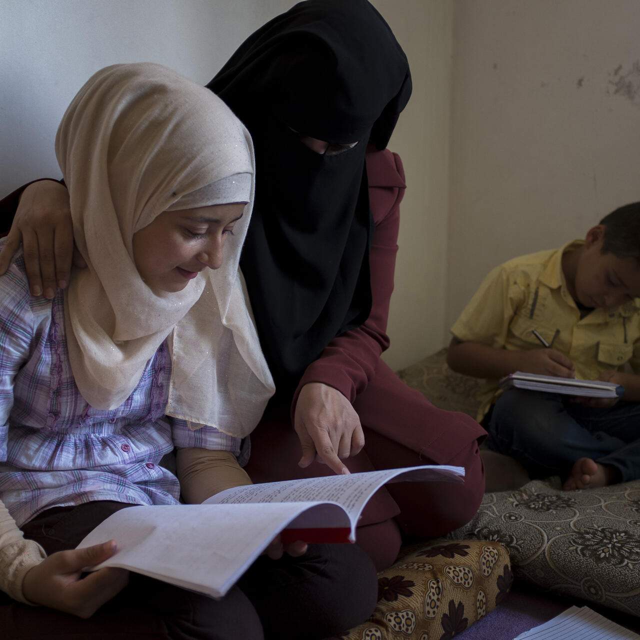 Syrian women and girls helped by counseling and Zumba
