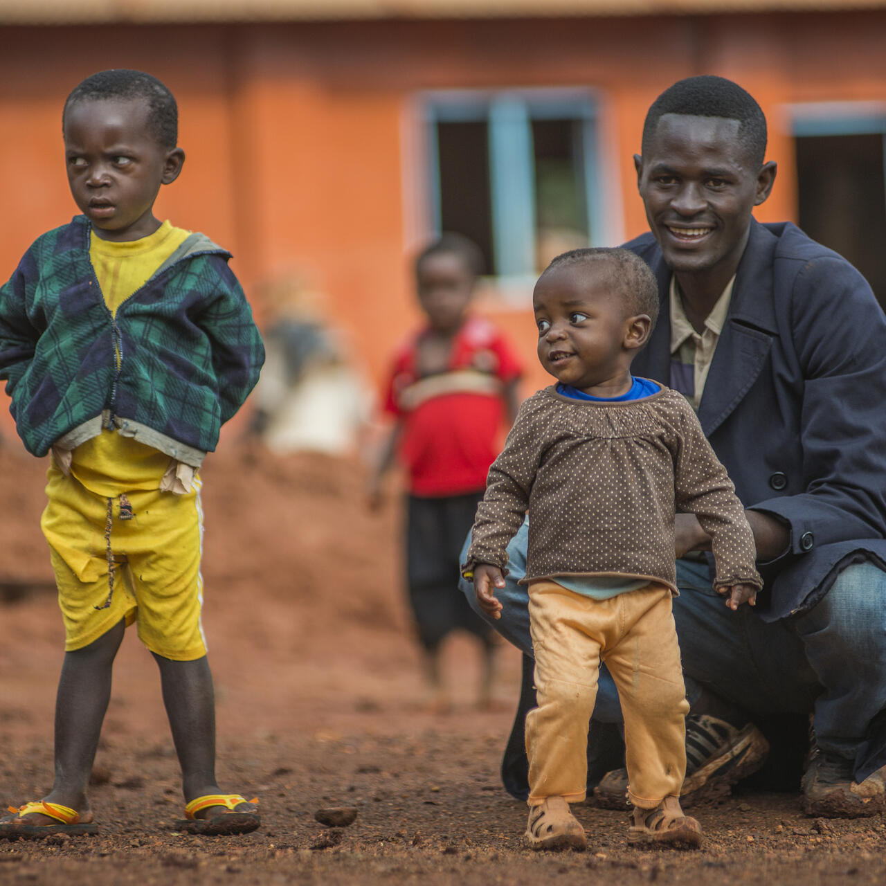 Amisi Sungura Bakari, 26, is a Congolese refugee who lives in Nyarugusu refugee camp along with his young family.