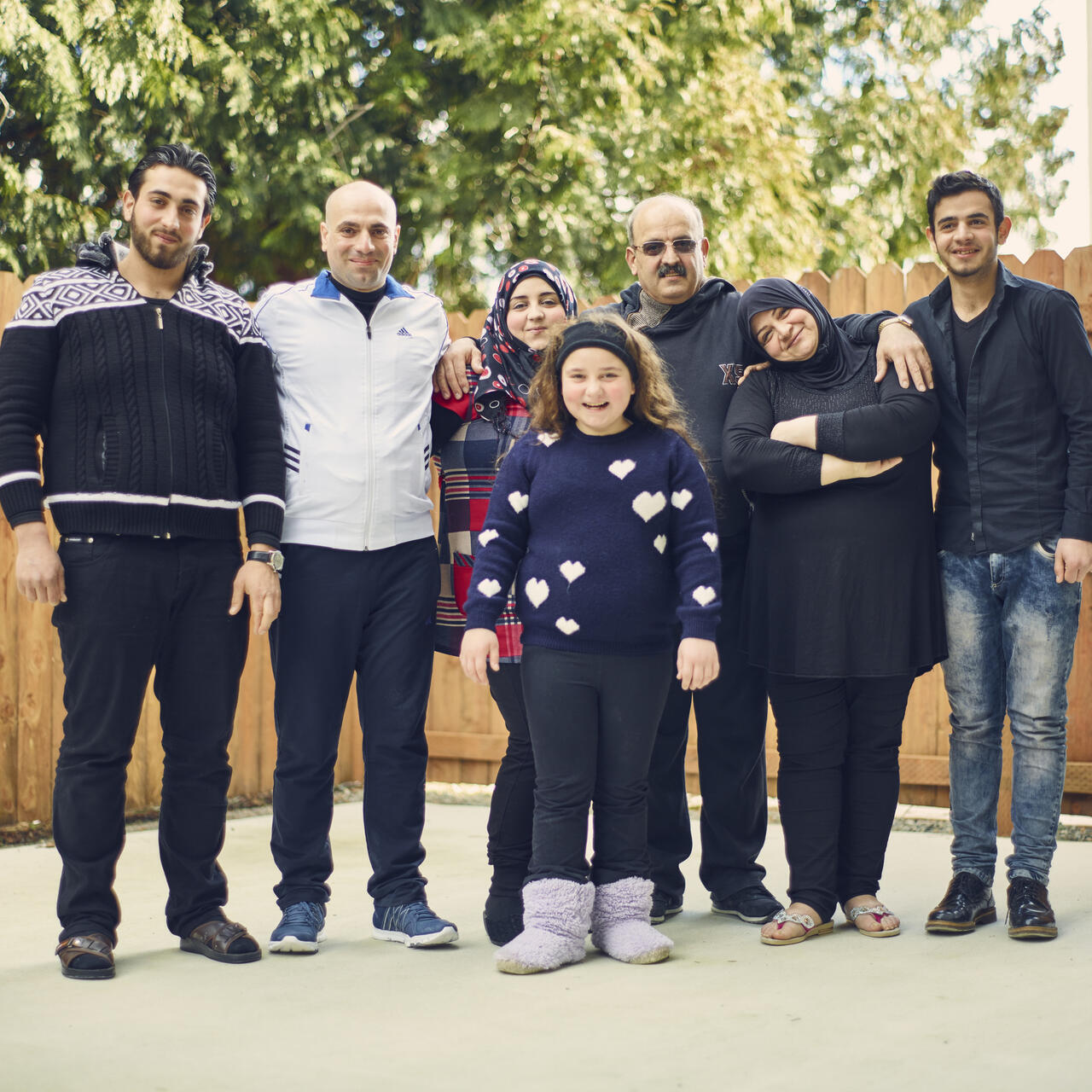 Syrian refugee family in Tukwila, Washington
