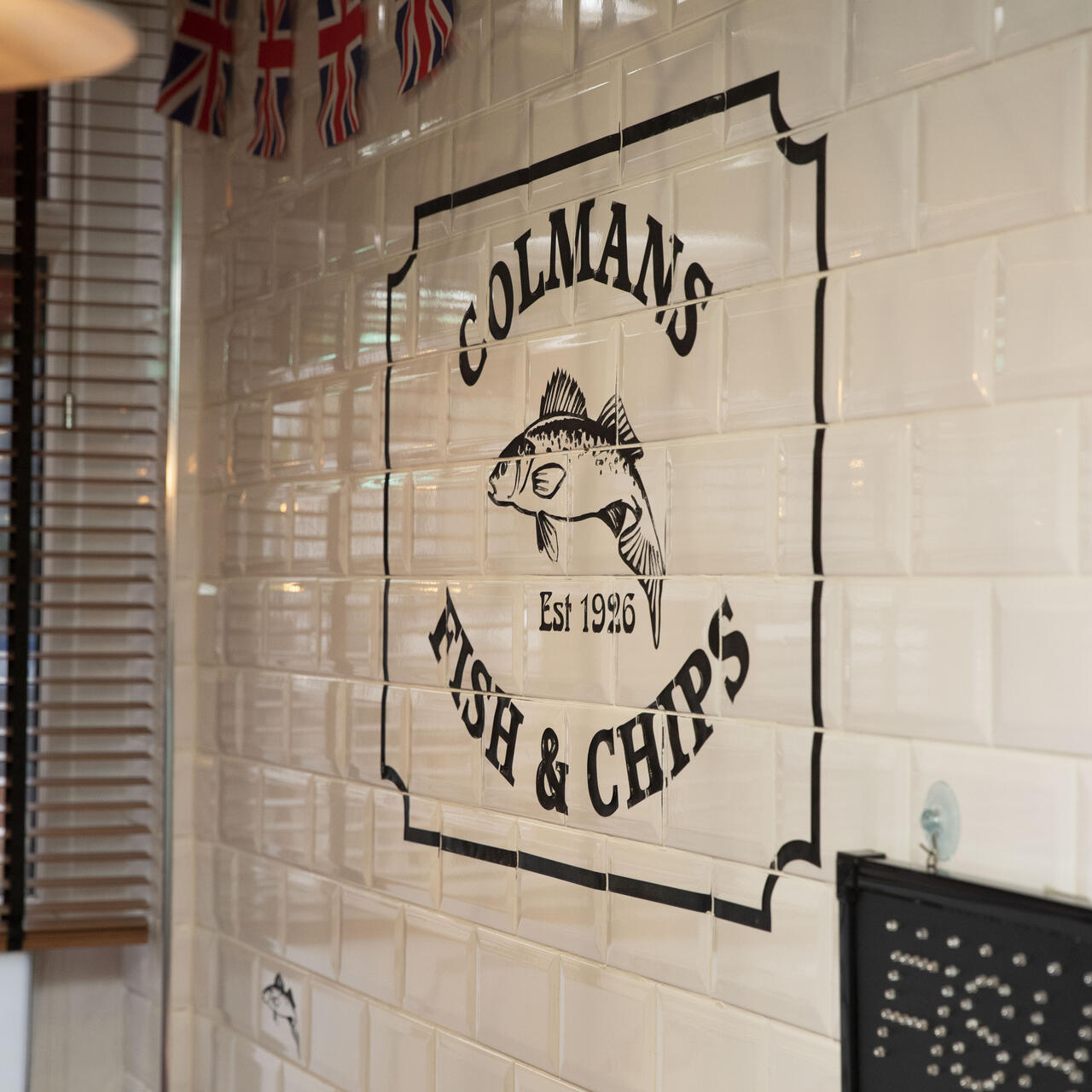 Inside of a fish and chips restaurant where Gary Lineker learnt the history of the dish
