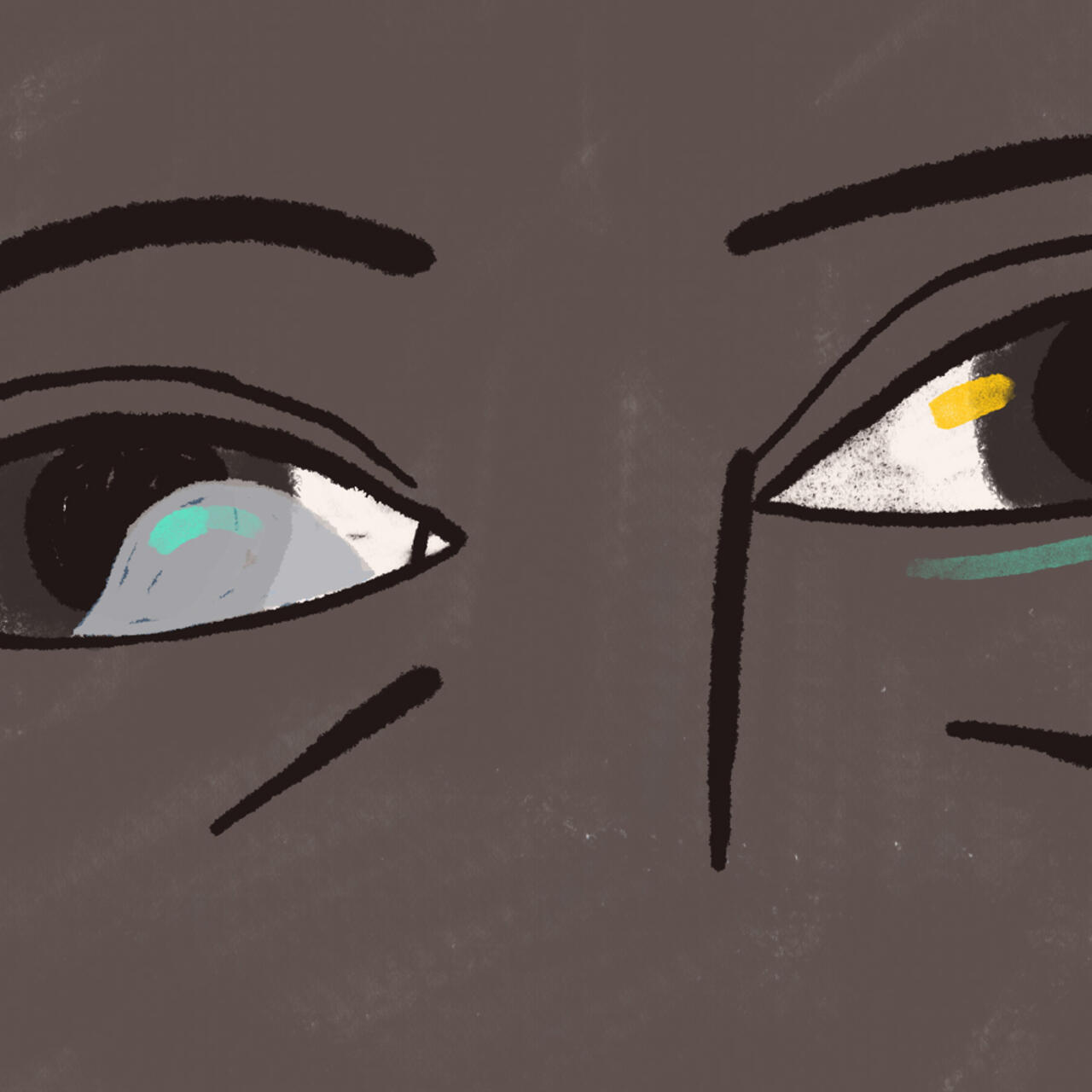 Illustration by Jocie Juritz about the mental health crisis facing refugees on the Greek islands