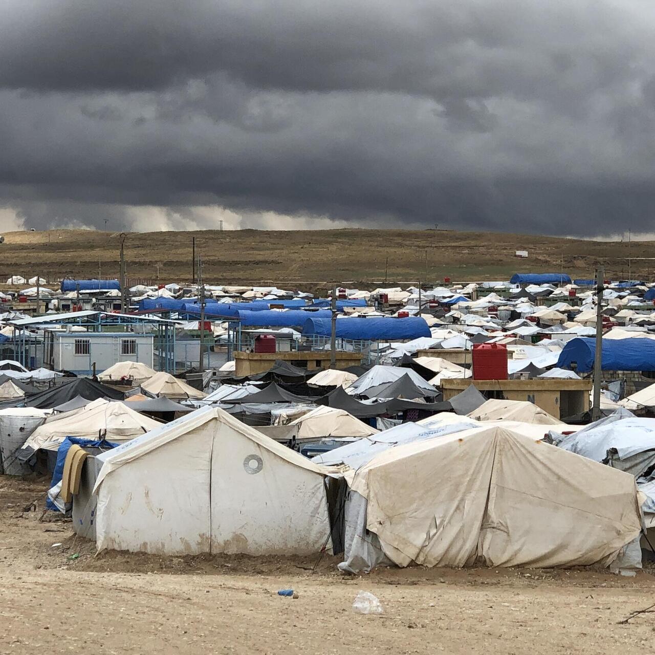 Al How camp in northeastern Syria