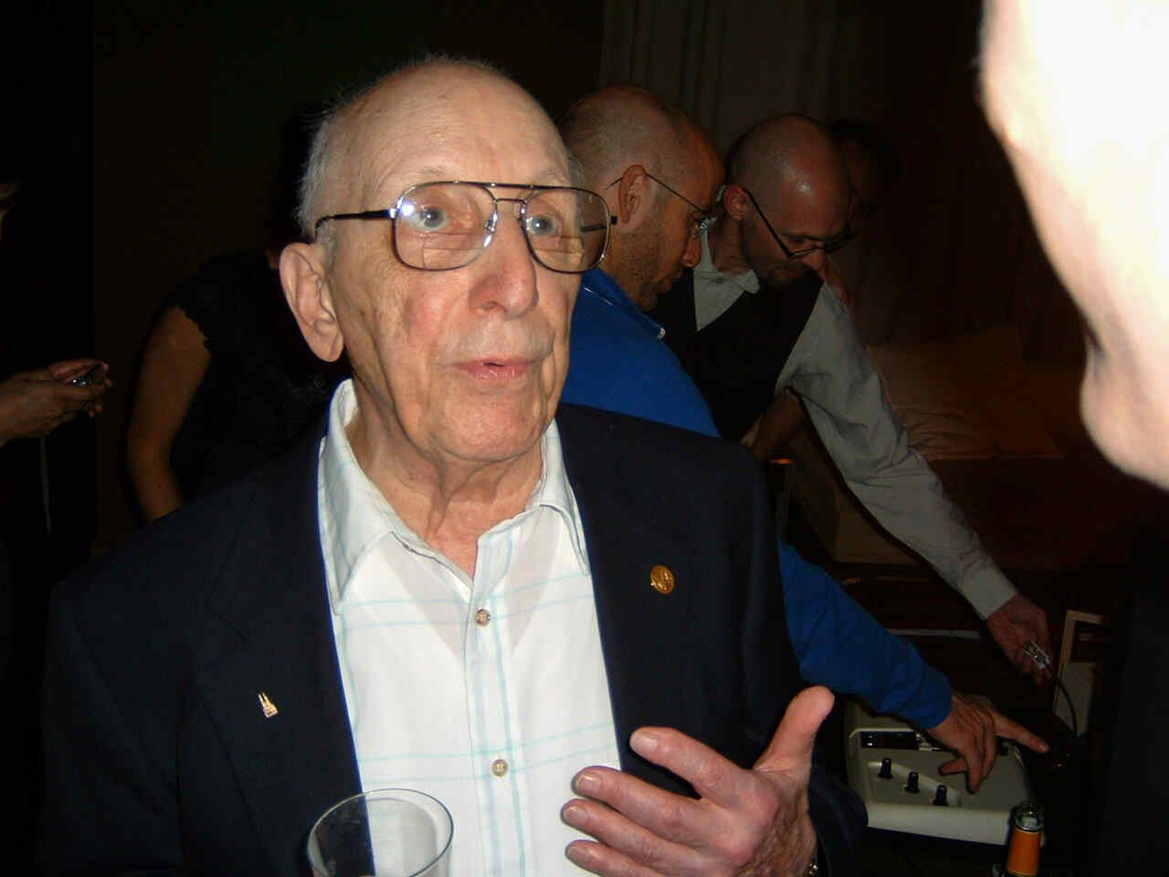 Ralph Baer faces the camera