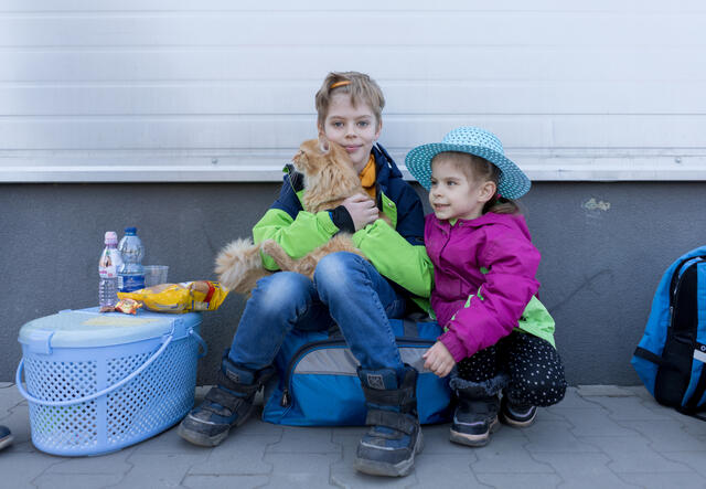 8-year-old Maxim* and his family stayed in Ukraine for as long as they could so that his 4-year-old sister with special needs could continue her treatment. But when her hospital started getting overwhelmed with casualties from the conflict, her doctor told them to flee to Poland where there was a hospital that could help them. Now safe in Poland, they hope for the day they can return home and rebuild their lives.