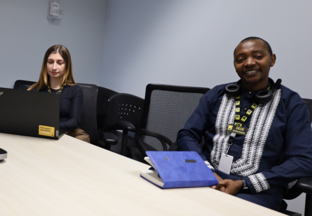 Helan Amedi and Dede Shimiyimana