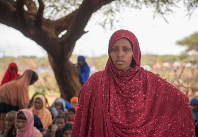 Anfac is a pastoralist, who was forced to leave her home after all of her livestock perished. Over 40 million people have been affected by the prolonged drought in the East Africa region.