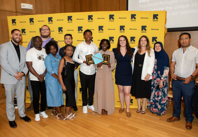 Beacons of Hope Awardees and IRC staff