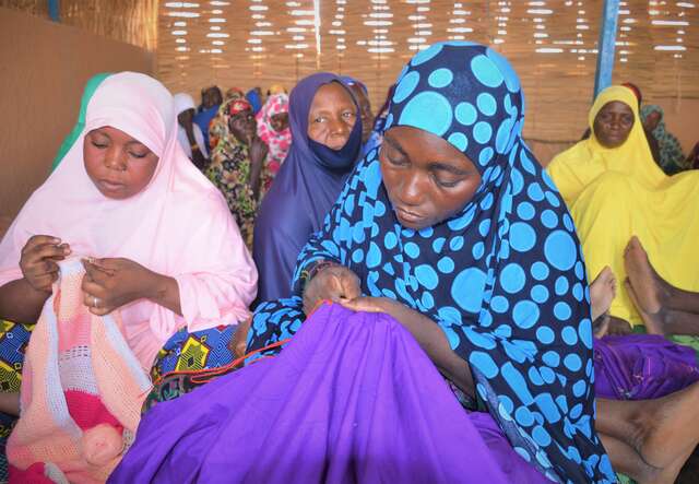 EMAP programs are informed by women’s voices, and encourage women in displaced communities to speak out about their struggles.