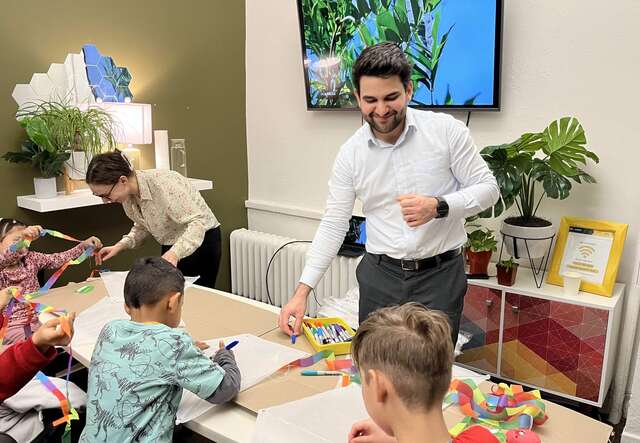 Kite activity with clients