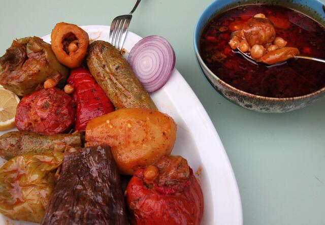 Vegan Mahshi on a plate