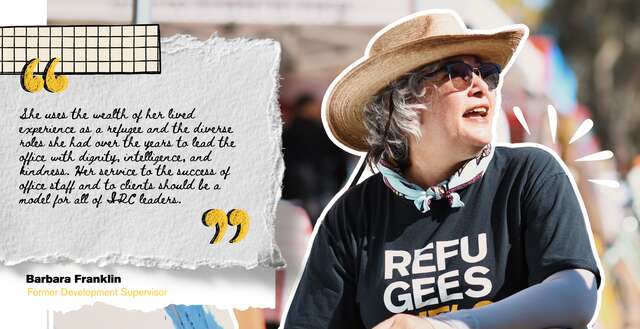 Barbara Franklin, former Development Supervisor