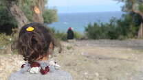 Mubarak remembers her fear as waves swamped the rubber raft her family used to cross the Aegean Sea to Greece.