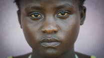 15-year-old Melissa, displaced in Bangui.