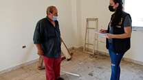 An IRC team met with Assad a few weeks after the explosion and was able to provide the assistance he needed to continue repairs to his home.