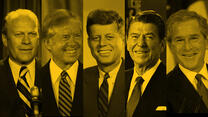 5 U.S. presidents are shown on screen.