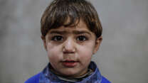 Syrian boy in Idlib